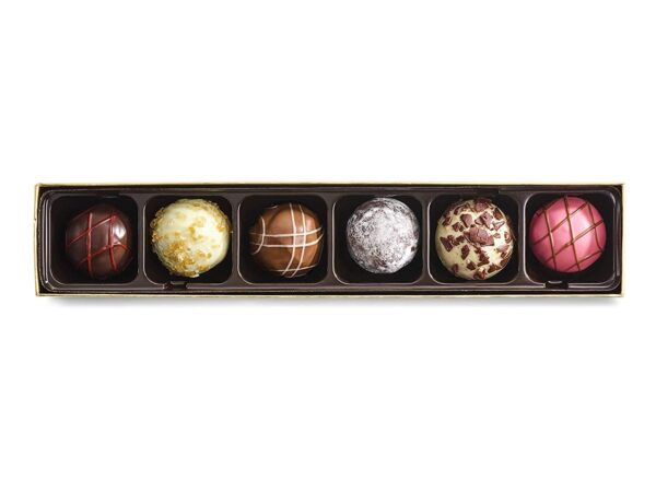 Godiva Chocolatier Patisserie Dessert Truffle Flight Assorted Chocolate Gift Box, 6 pc. - Image 2