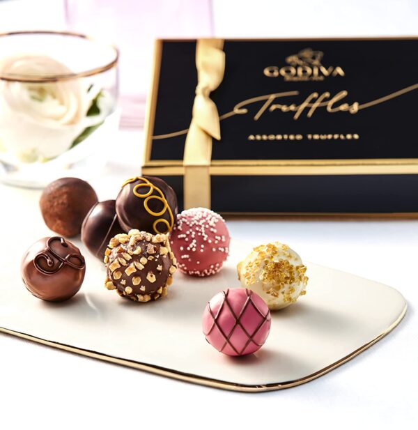 Godiva Chocolatier, Signature Truffles Assorted Chocolate Gift Box 24Ct, 1 ounces - Image 2