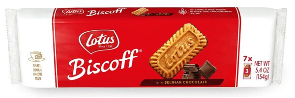 Lotus Biscoff with Chocolate - European Biscuit Cookies - 5.4 Ounce (Pack of 12) - Image 2